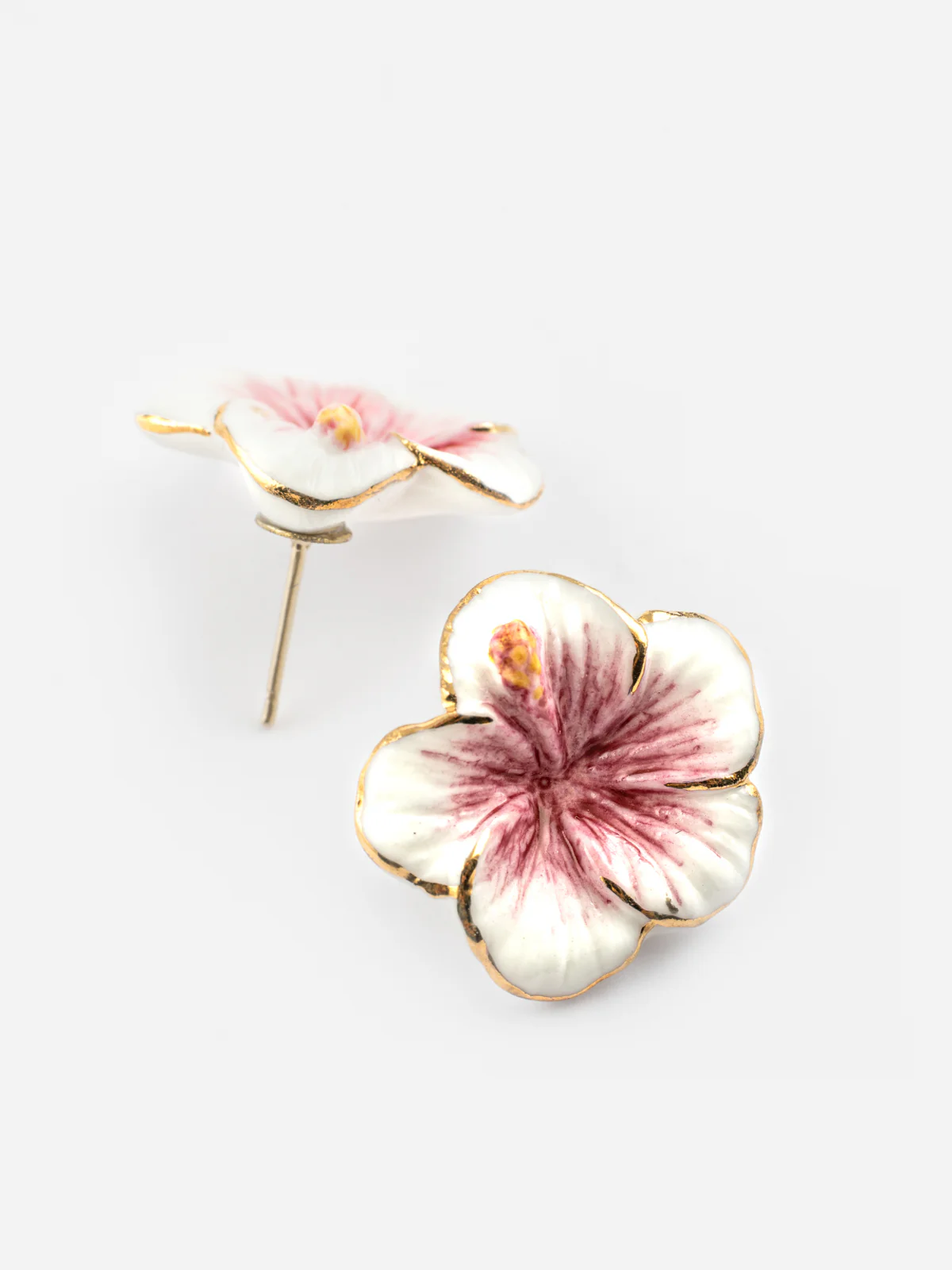 Boucles d'oreilles hibiscus - Image 3