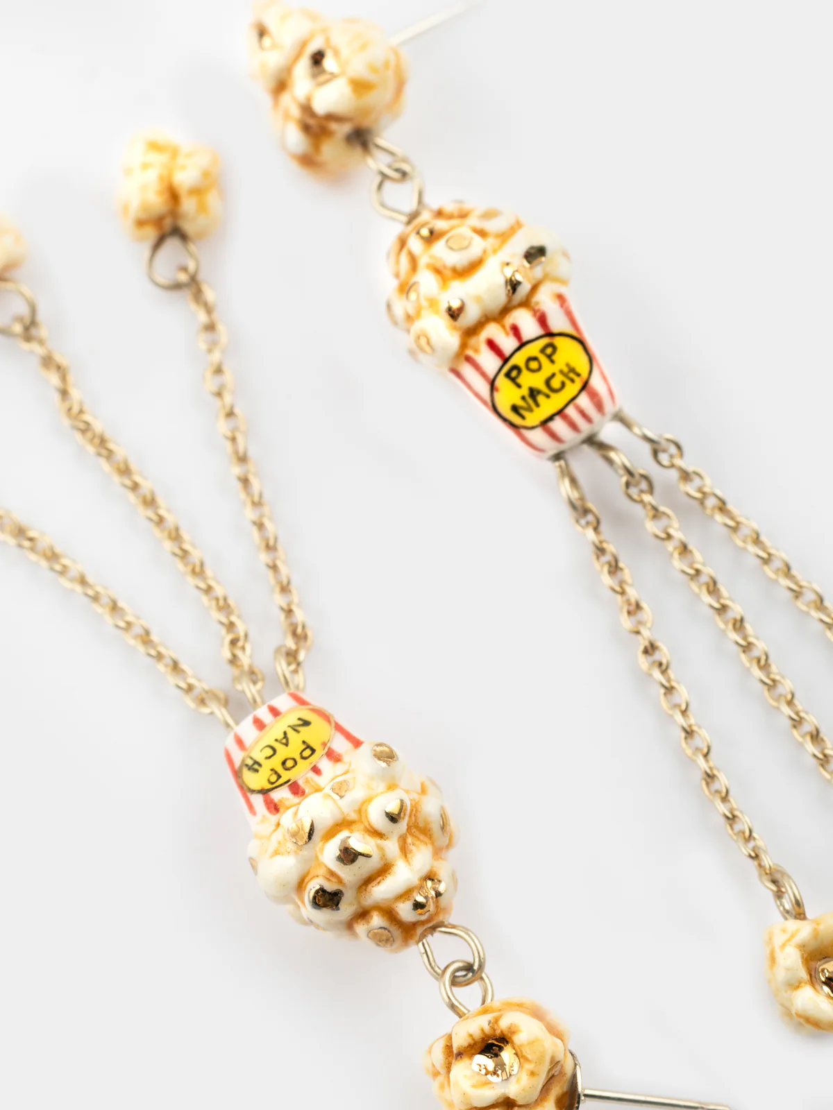Boucles d'oreilles pendantes pop-corn - Image 4