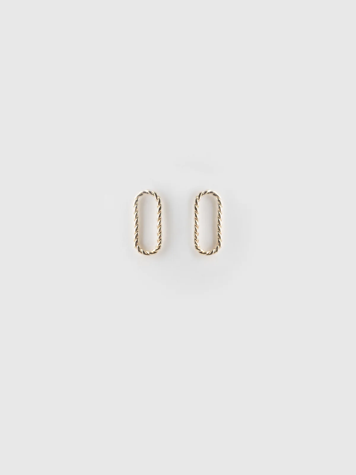 Boucles d'oreilles rectangulaires torsadées personnalisable - Mix and Match - Image 2
