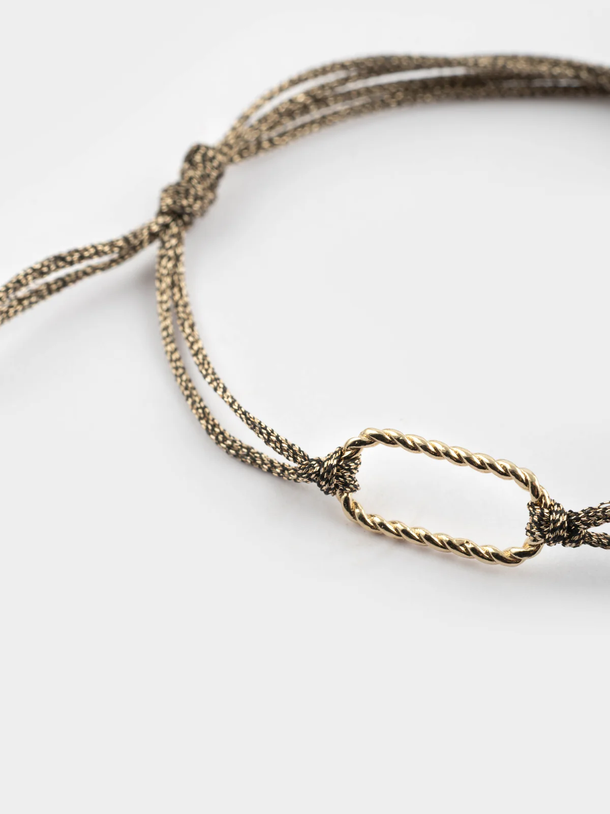 Bracelet cordon doré personnalisable - Mix and Match - Image 3