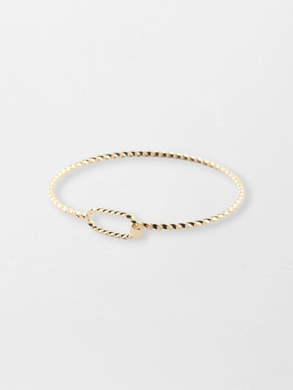 Bracelet jonc torsadé personnalisable - Mix and Match