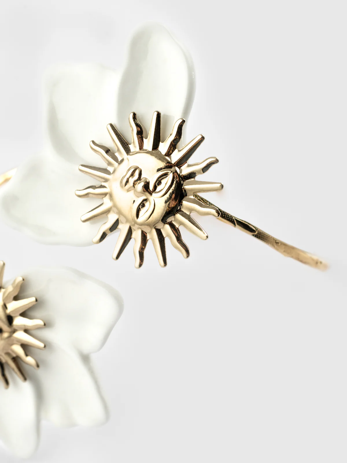 Bracelet maxi FaceToFace soleil blanc - Image 4