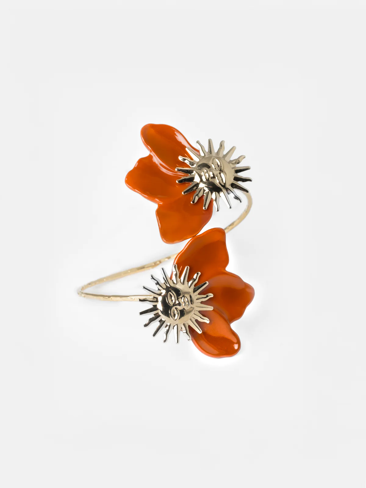Bracelet maxi FaceToface soleil terracotta
