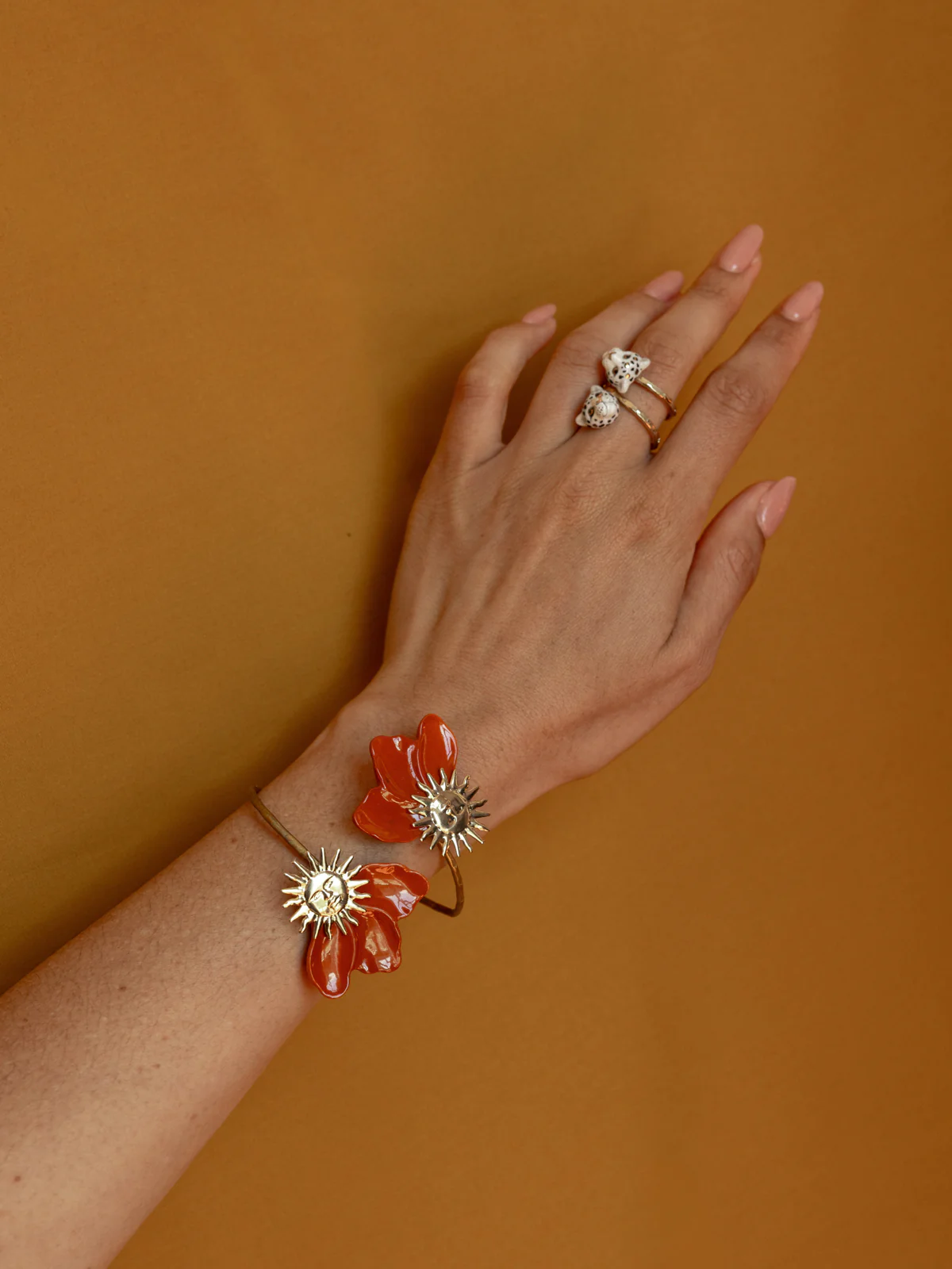 Bracelet maxi FaceToface soleil terracotta - Image 3