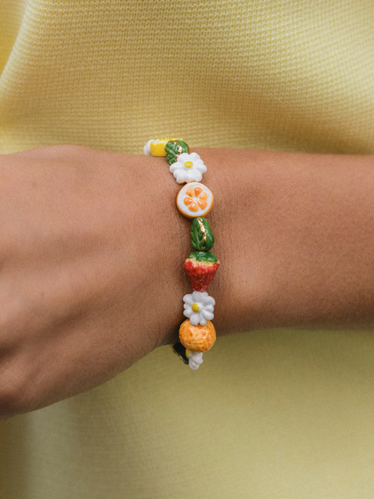 Bracelet perles de fruits - Image 2