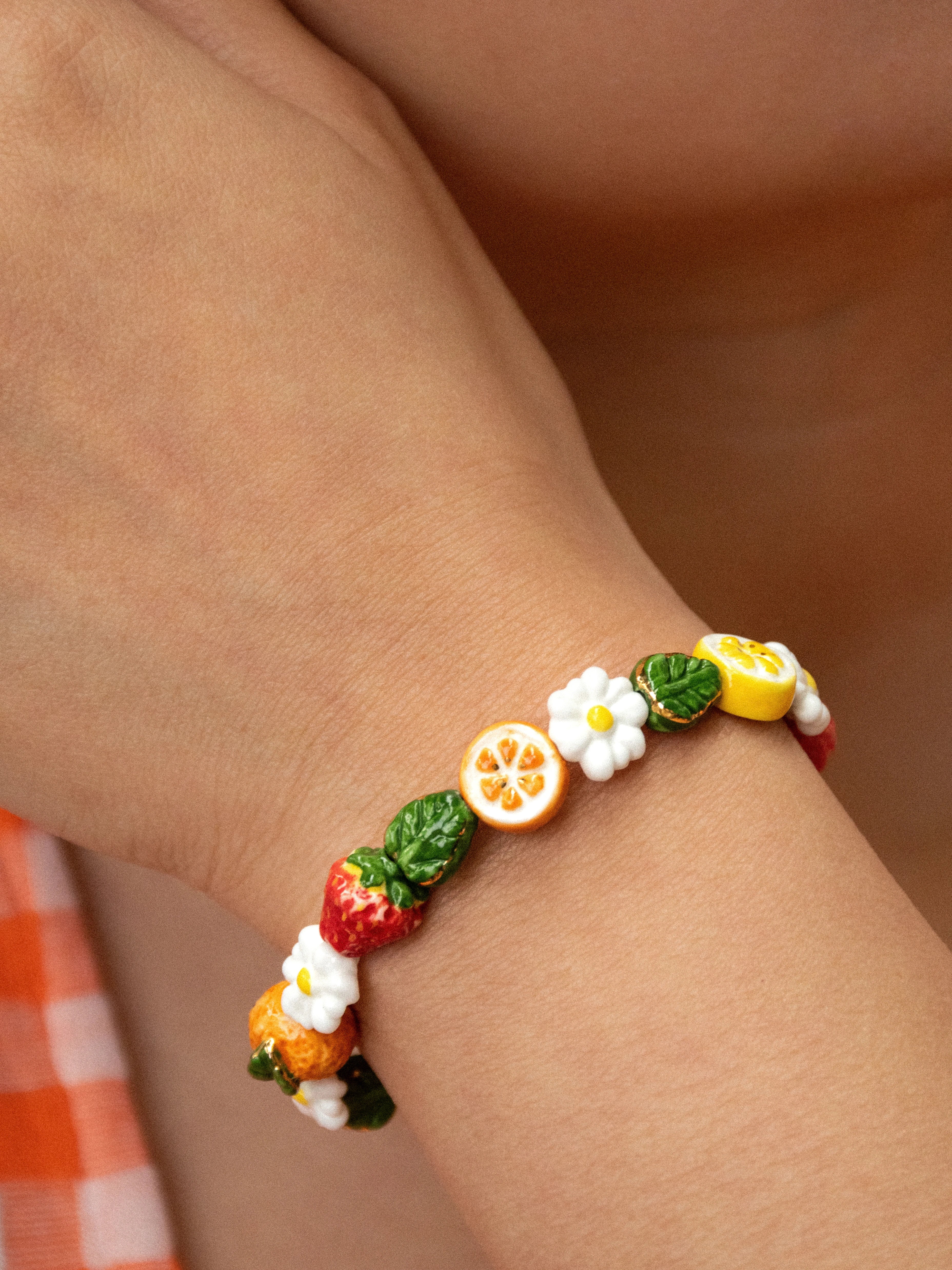 Bracelet perles de fruits - Image 3