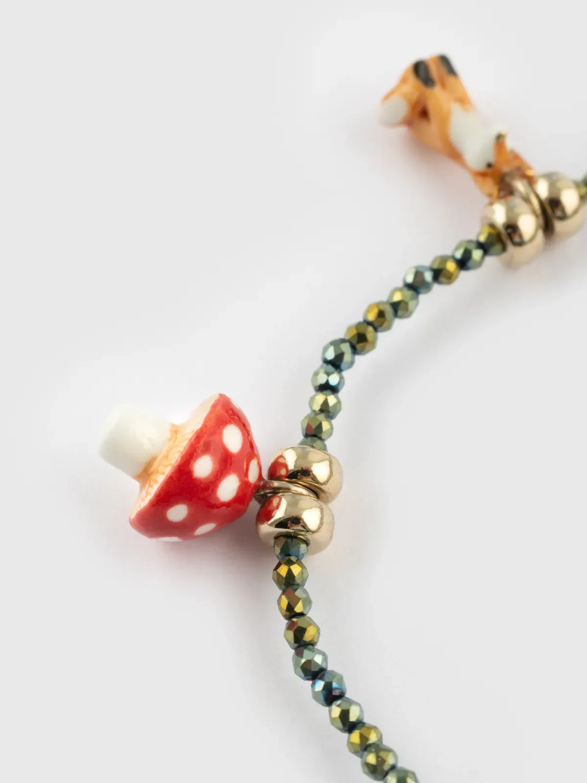Bracelet forêt et perles d'hématite - Image 7