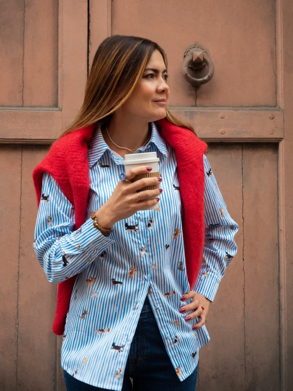 Chemise Oversize rayée - Comme Chiens et Chats - Image 2