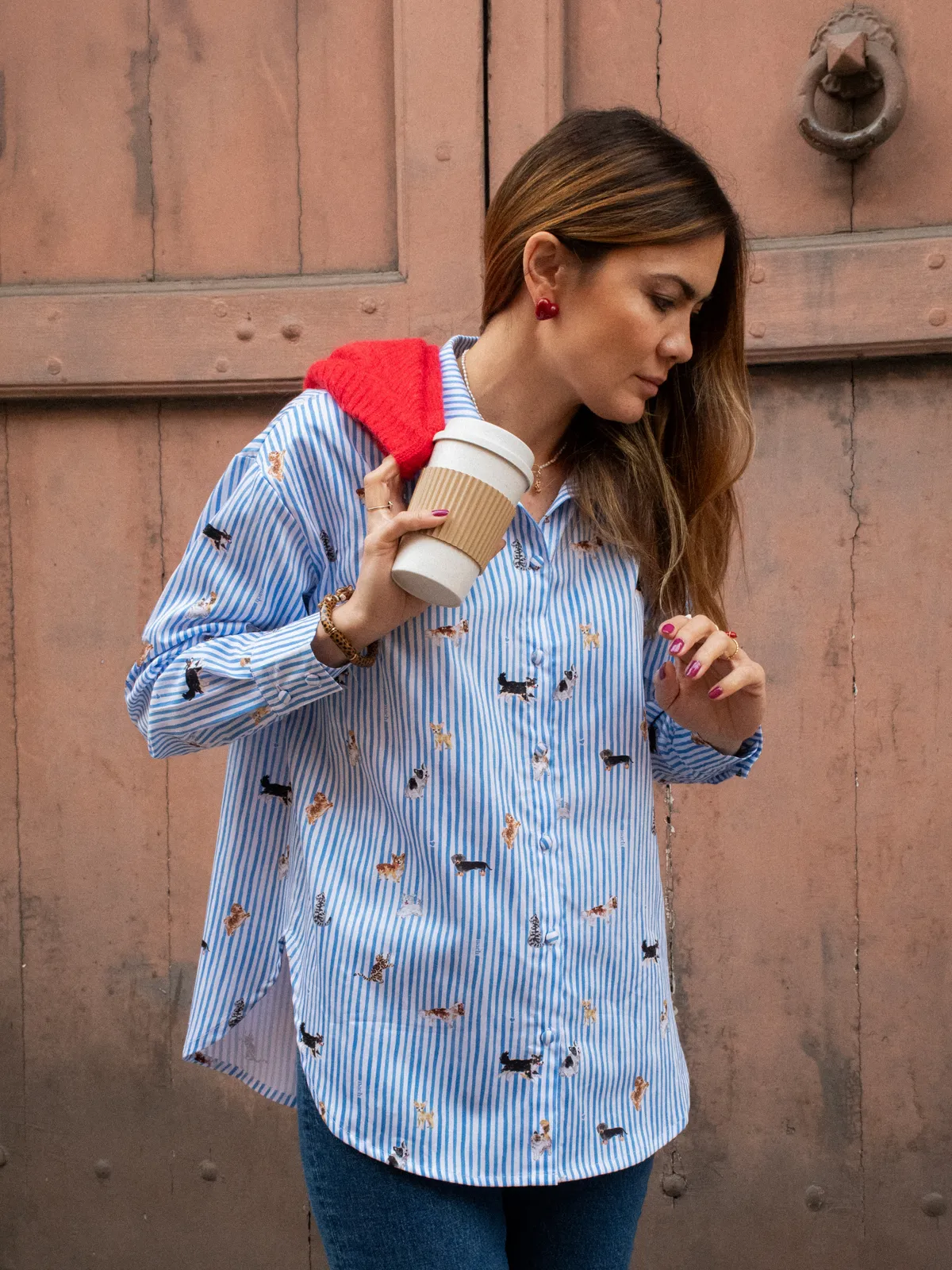 Chemise Oversize rayée - Comme Chiens et Chats - Image 4