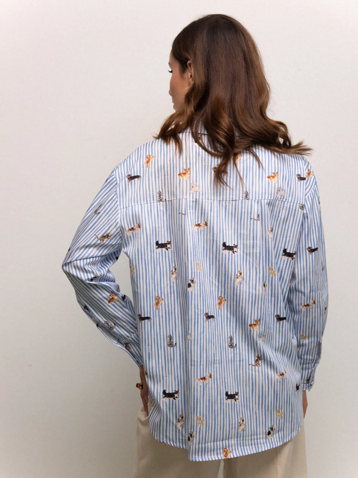 Chemise Oversize rayée - Comme Chiens et Chats - Image 9