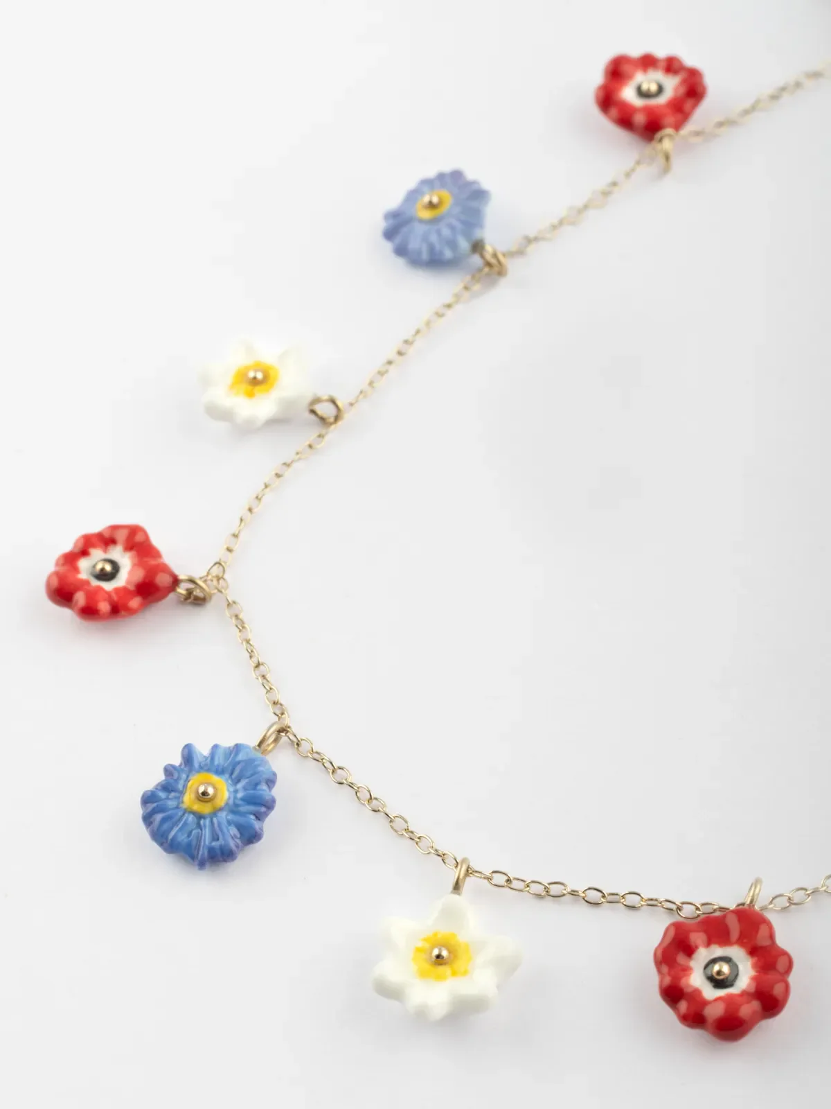Collier Fleurs anémones - Image 4