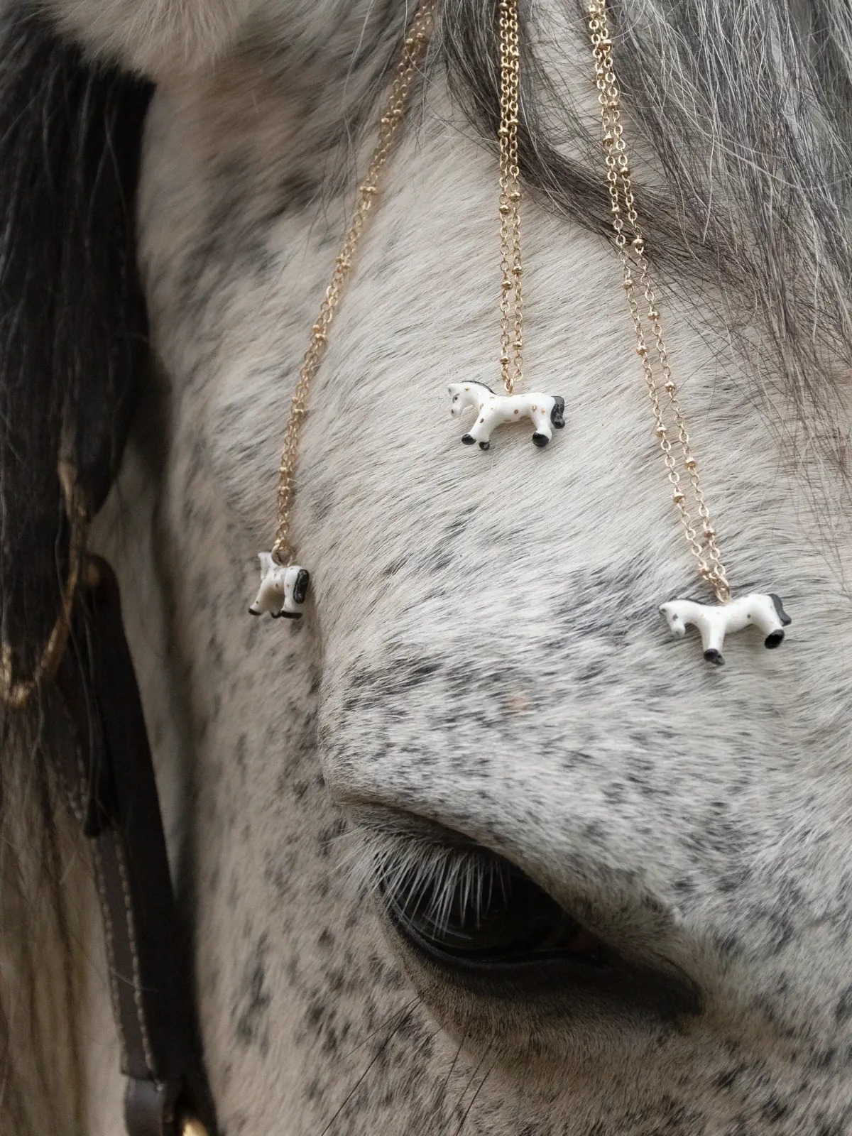 Collier cheval blanc - Image 5