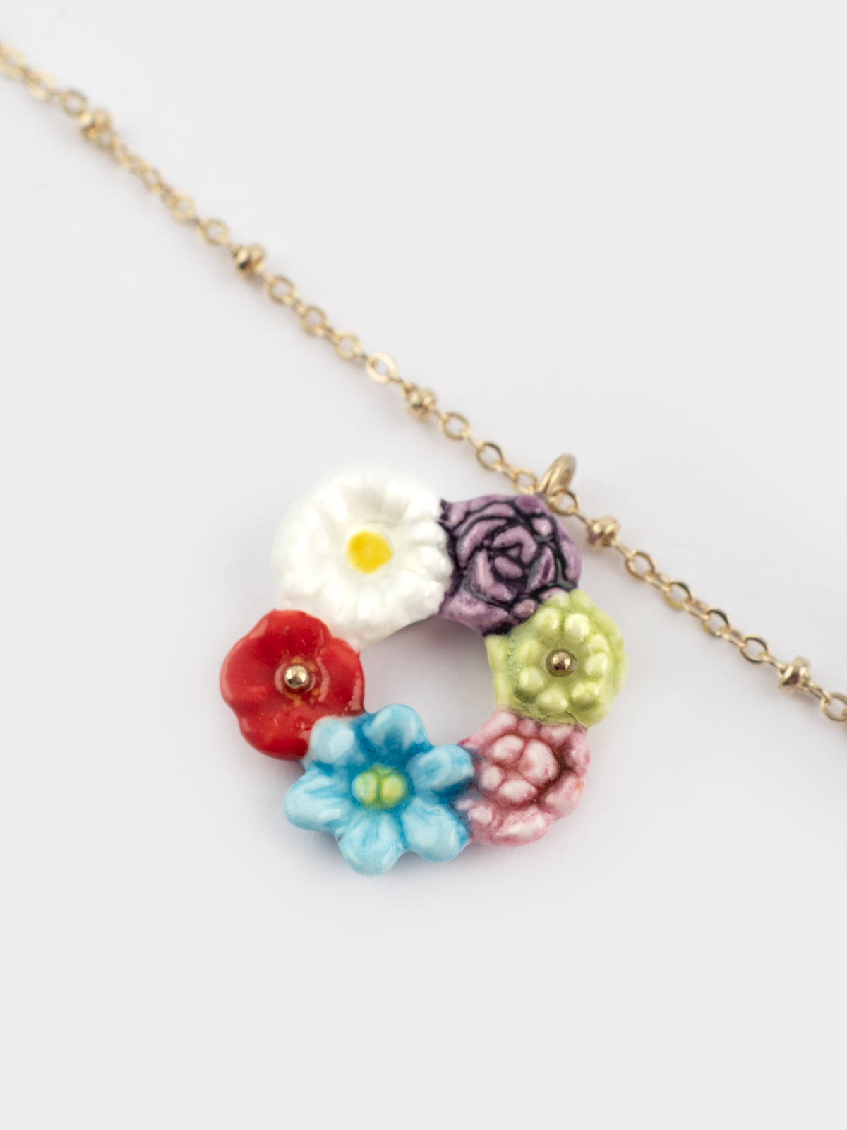 Collier couronne de fleurs - Image 3