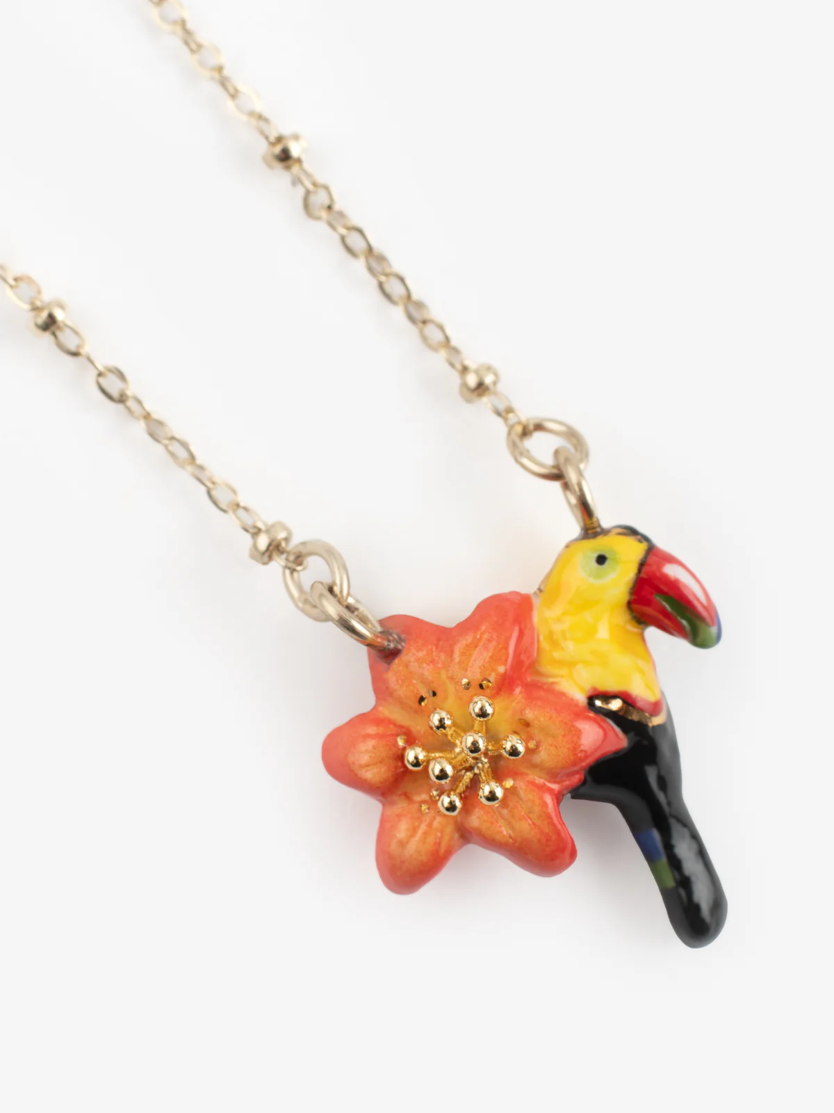 Collier lys et toucan - Image 5