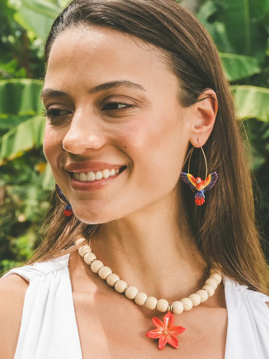 Collier perles Lys Tigrée - Image 6