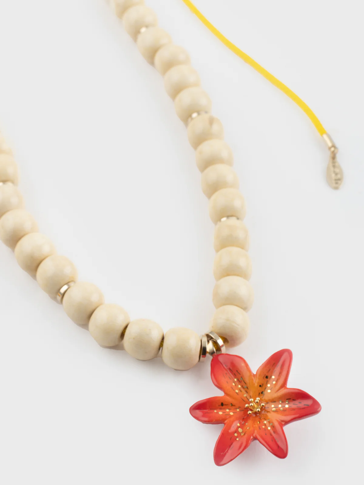 Collier perles Lys Tigrée - Image 7