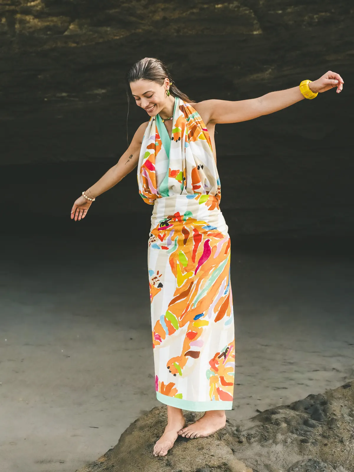 Fouta Crazy Tiger