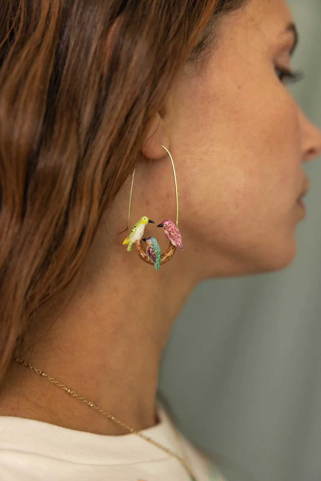 Boucles d'oreilles - Le perchoir - Image 2