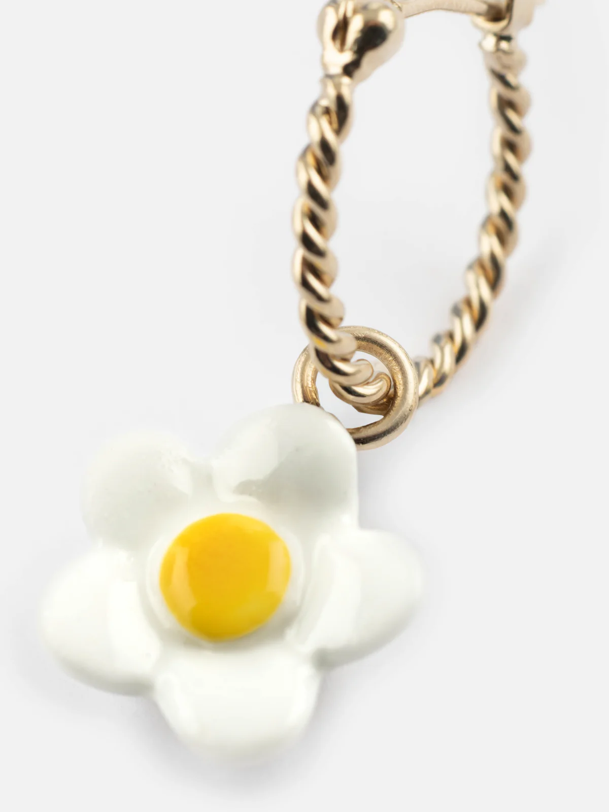 Mini créole fleur blanche - Image 4