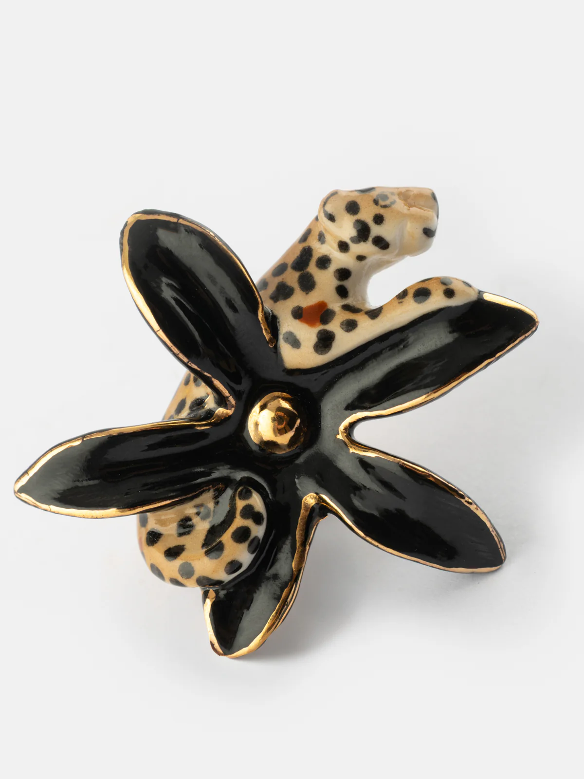 Pin's fleur d'Erine et léopard - Image 4