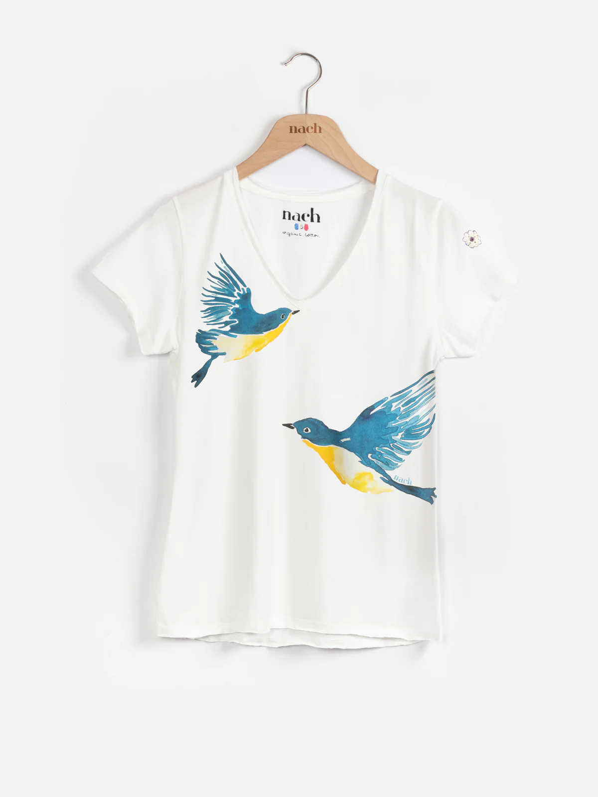 T-shirt Victor - Oiseaux Paruline Amoureux