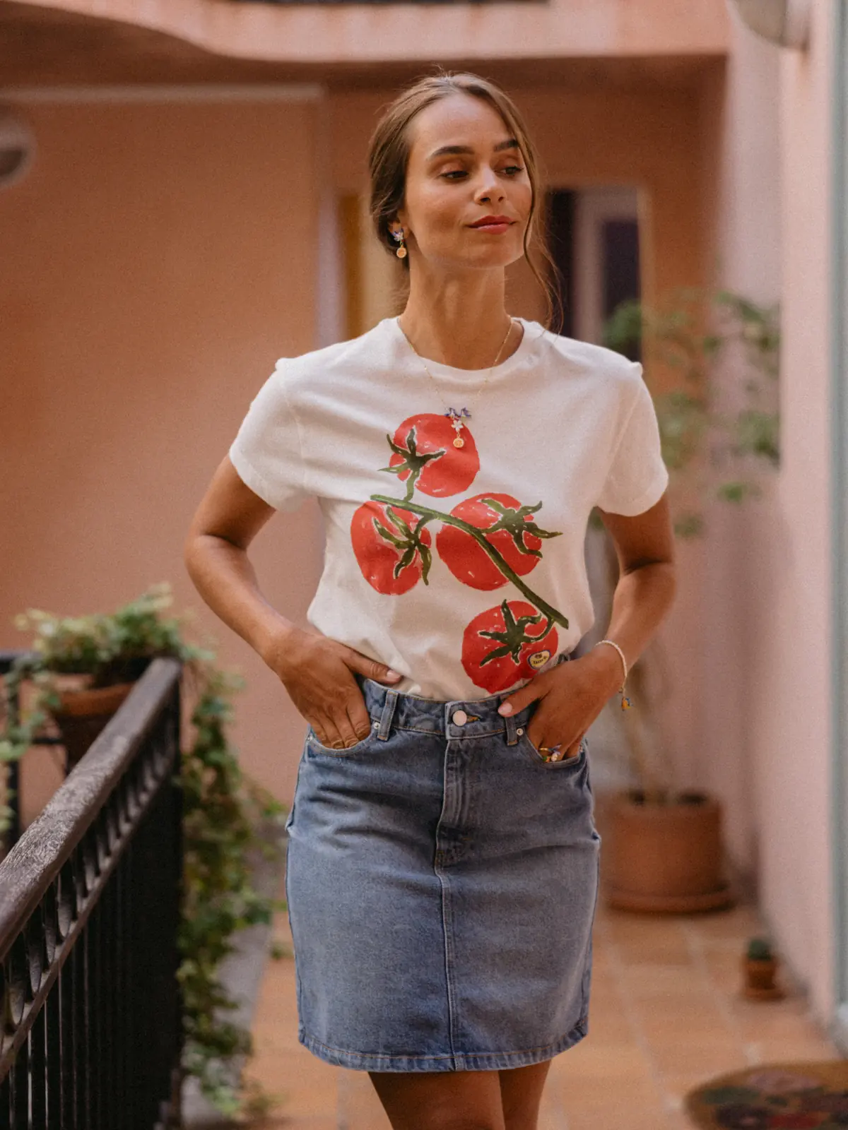 T-shirt Olga - Tomates