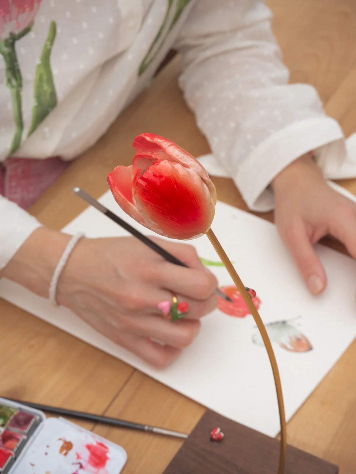 Tulipe éternelle rouge - Image 6